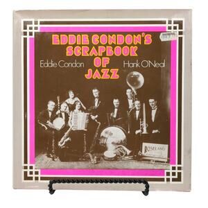 Eddie Condon's Scrapbook of Jazz by Eddie Condon & Hank O'Neal 1973 Hardcover DJ